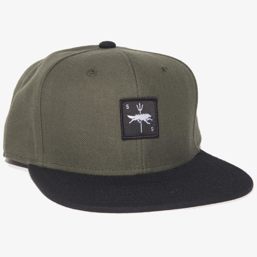 Shady Snapbacks-hats / caps-Seawolf Supply-Forest Green / Black-Seawolf Supply
